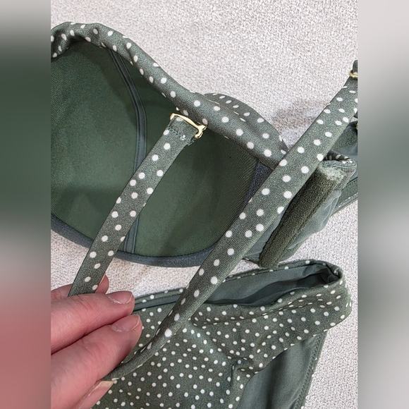 H&M Green Polka Dot Bikini Set - Picture 13 of 16